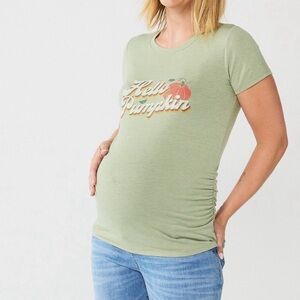 Sonoma Green 'Hello Pumpkin' Short Sleeve Tee